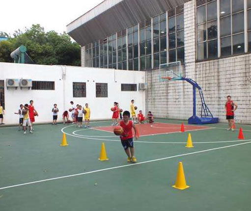 北京海淀区莲花桥中小学生篮球