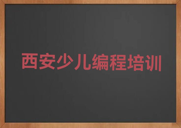 西安高陵区少儿编程培训中心