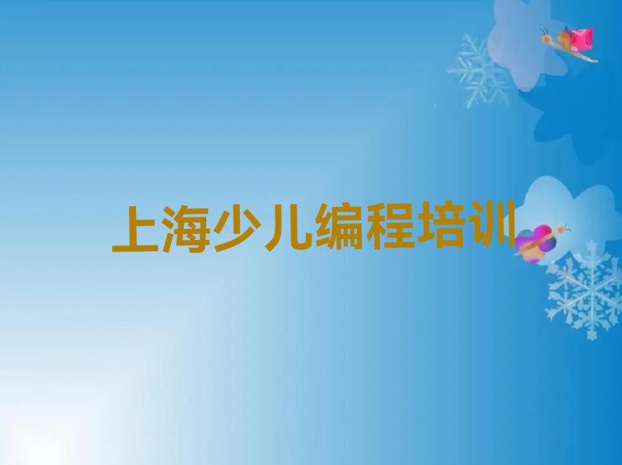 上海崇明区东平镇少儿编程培训学校