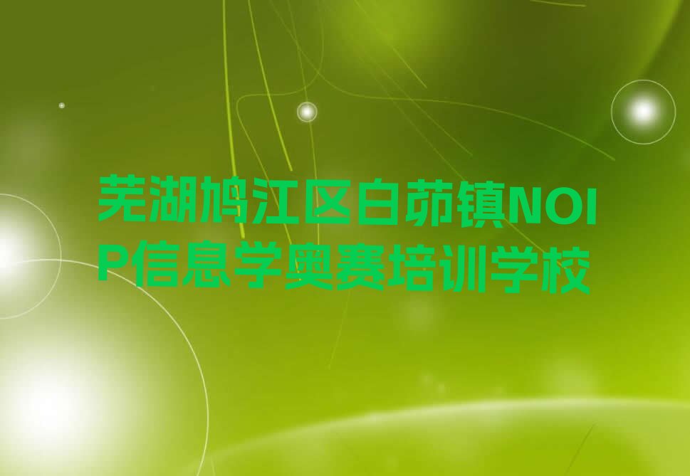 NOIP信息学奥赛