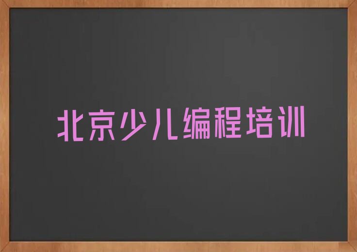 北京大兴区北京经济技术开发区少儿编程培训学校