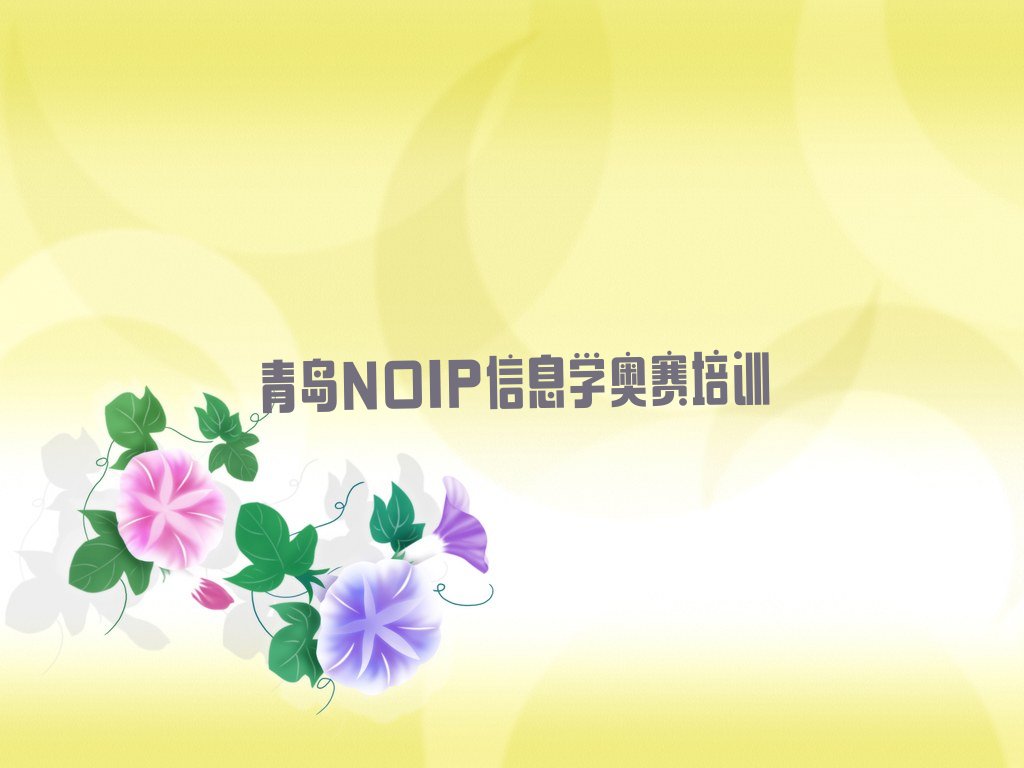 NOIP信息学奥赛