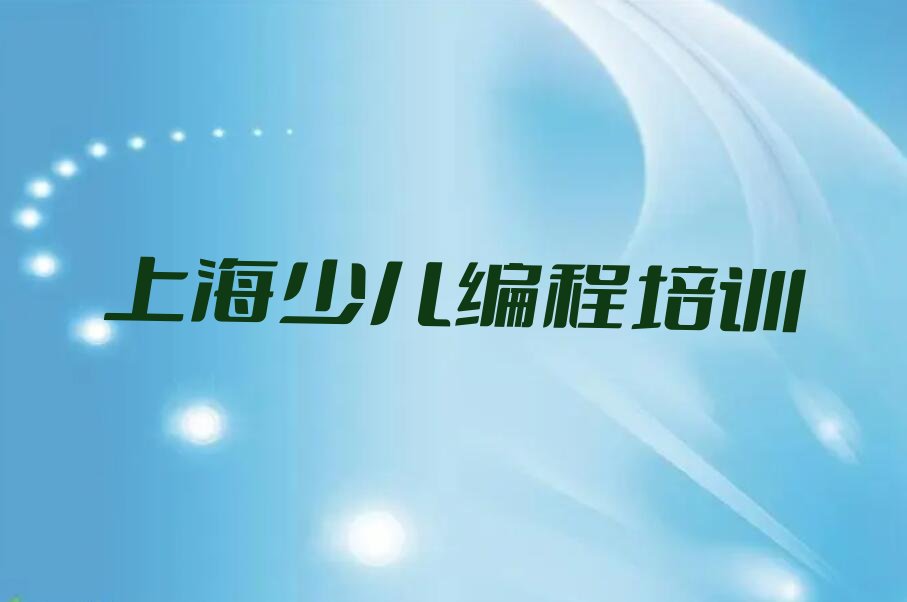 上海闵行区江川路少儿AI机器人编程培训学校